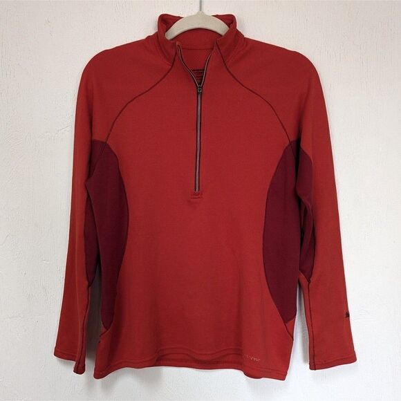 Patagonia Capilene 3 Polartec Midweight 1/4 Zip Pullover Red Women's Size Medium - Picture 1 of 6